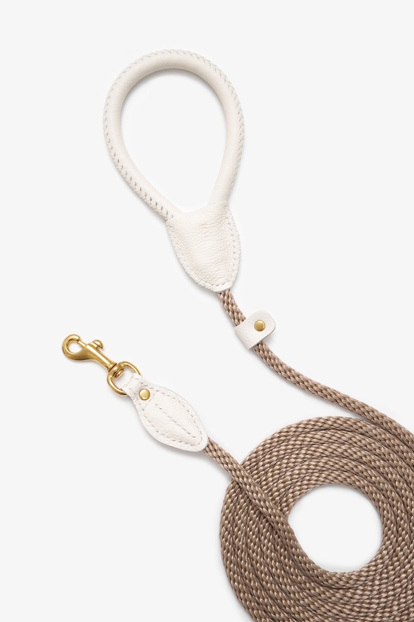 Leather Dog Leash – Classy Collection Milk 2 m