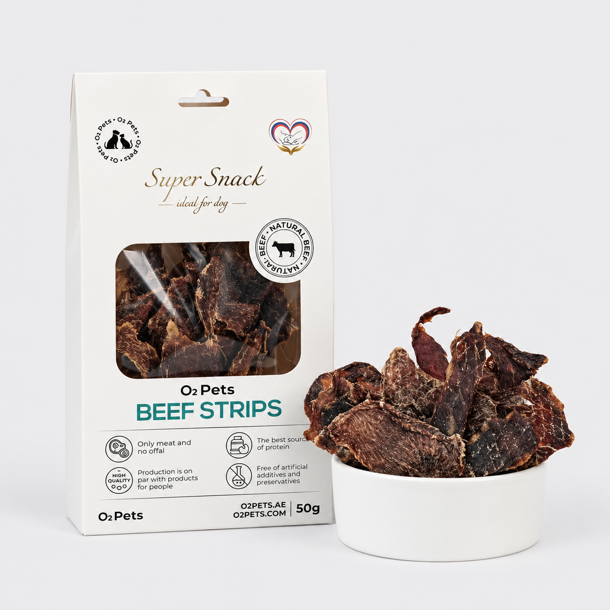 Beef Strips, 50g