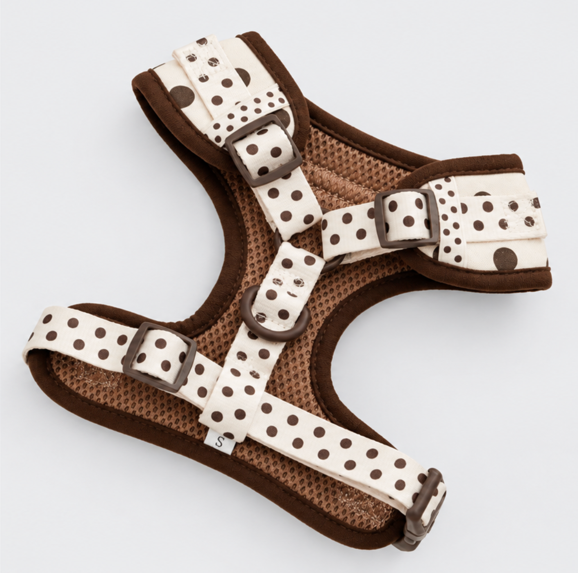 Tiramisu Polka Dot Adjustable Neck HARNESS