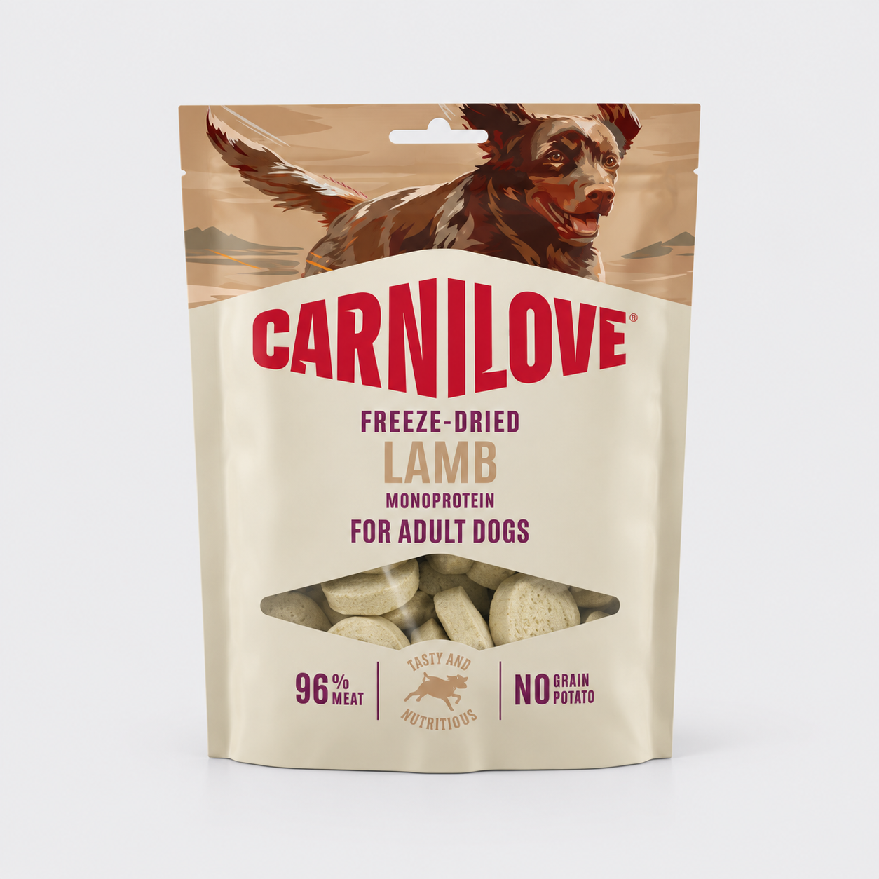 Lamb FREEZE DRIED Snack for Dogs 60g