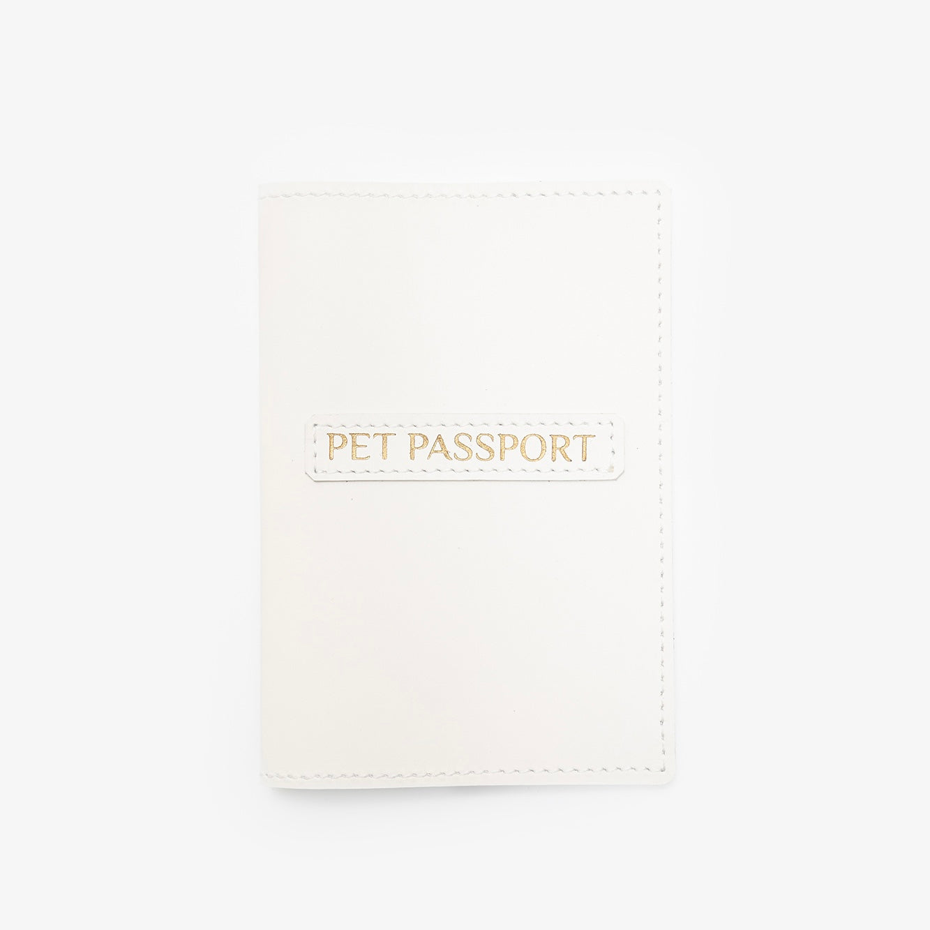Personalized Pet Passport Cover – Custom Dog Passport Holder Milk