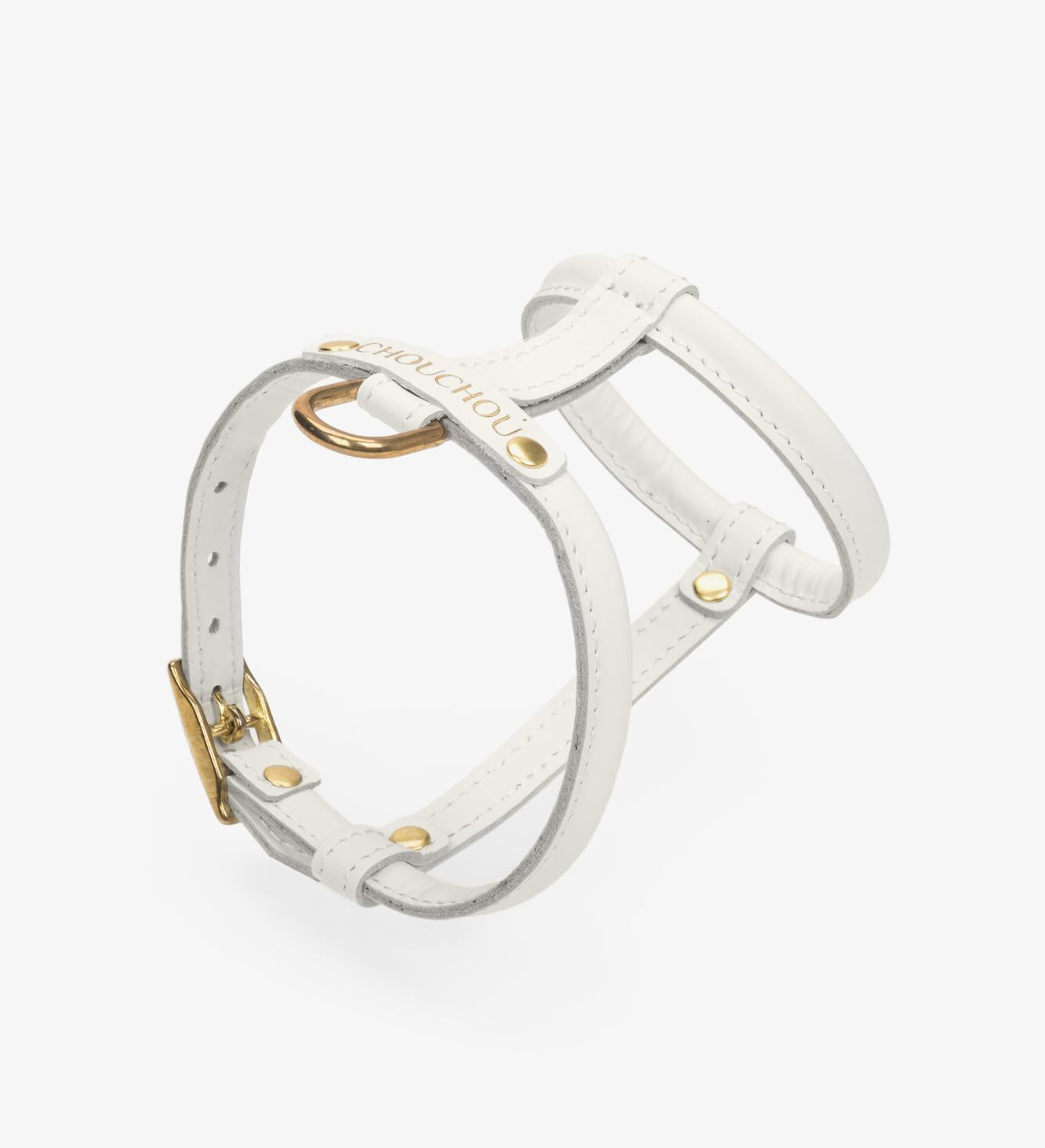 Lightweight Leather Dog Harness – Air Collection Milk
